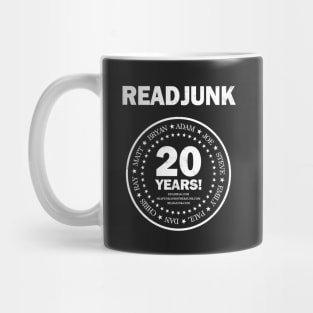 ReadJunk.com 20th Anniversary T-Shirt Mug